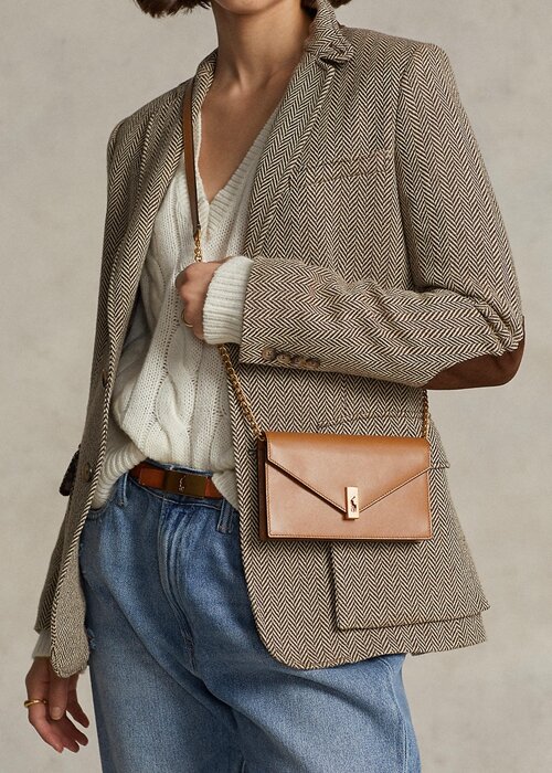 Tan Women’s Ralph Lauren Polo ID Leather Chain Wallets Tan Women’s Ralph Lauren Polo ID Leather Chain Wallets