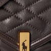 Tobacco Women’s Ralph Lauren Polo ID Quilted Chain Wallets