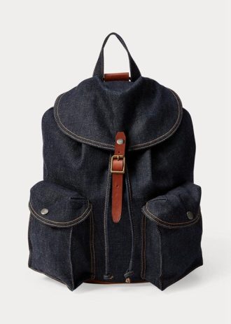 True Indigo Women’s Ralph Lauren Denim Rucksack Handbag True Indigo Women’s Ralph Lauren Denim Rucksack Handbag