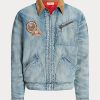 Wash Men’s Ralph Lauren Denim Trucker Jackets Wash Men’s Ralph Lauren Denim Trucker Jackets