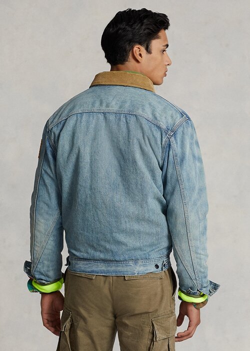 Wash Men’s Ralph Lauren Denim Trucker Jackets Wash Men’s Ralph Lauren Denim Trucker Jackets