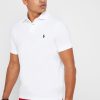 White Men’s Ralph Lauren Basic Mesh Polo Shirts
