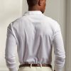 White Men’s Ralph Lauren Custom Slim Fit Pique Polo Shirts