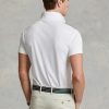 White Men’s Ralph Lauren Custom Slim Fit Soft Cotton Polo Shirts