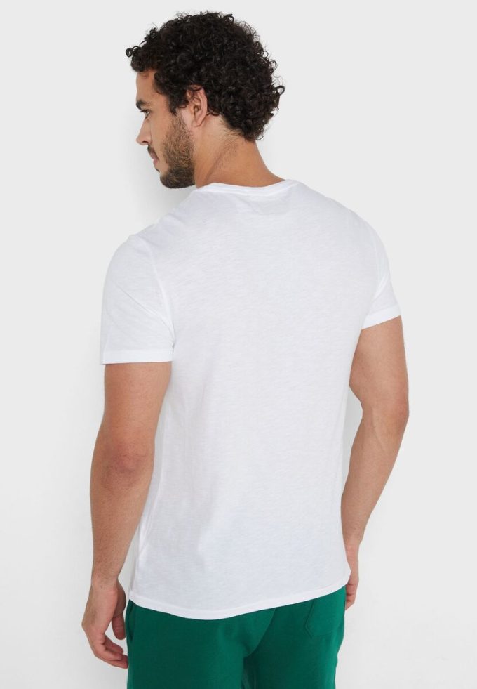 White Men’s Ralph Lauren Essential Crew Neck T Shirts