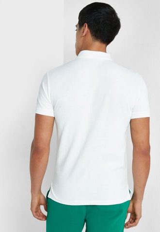 White Men’s Ralph Lauren Essential Polo Shirts