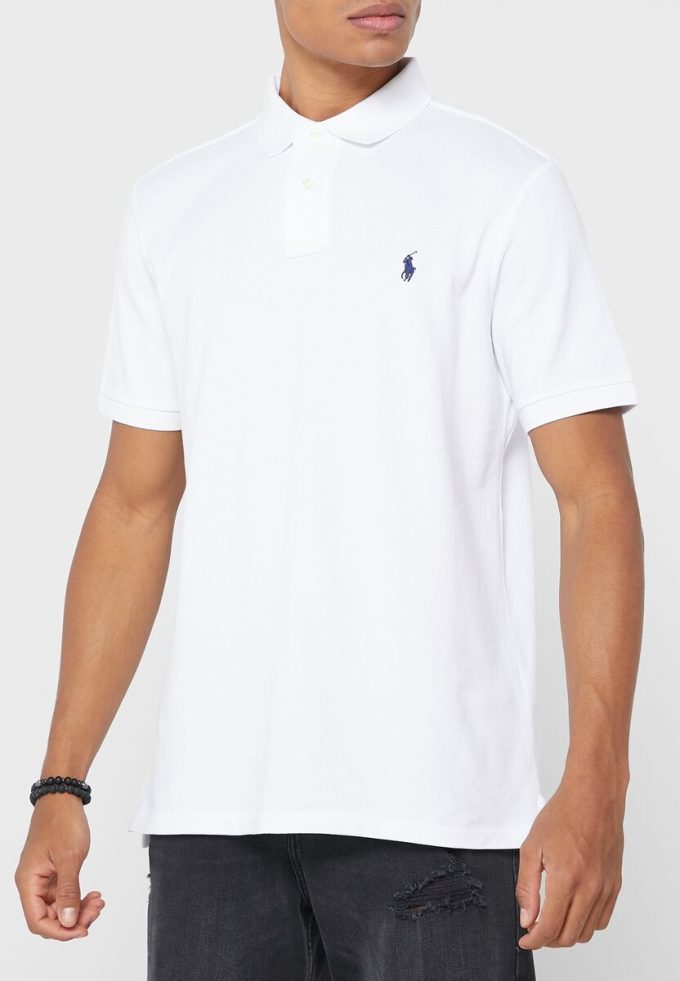 White Men’s Ralph Lauren Essential Polo Shirts White Men’s Ralph Lauren Essential Polo Shirts