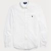 White Men’s Ralph Lauren Featherweight Mesh   Shirts
