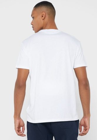 White Men’s Ralph Lauren Graphic Crew Neck T Shirts