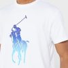 White Men’s Ralph Lauren Graphic Crew Neck T Shirts