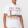 White Men’s Ralph Lauren Graphic Polo Shirts