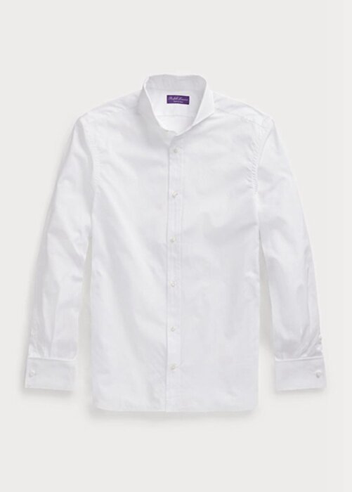 White Men’s Ralph Lauren Keaton Poplin Formal Shirts White Men’s Ralph Lauren Keaton Poplin Formal Shirts