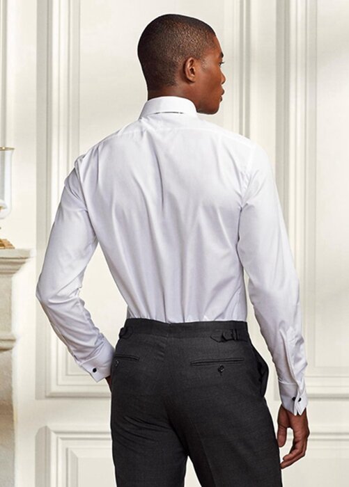 White Men’s Ralph Lauren Keaton Poplin Formal Shirts White Men’s Ralph Lauren Keaton Poplin Formal Shirts