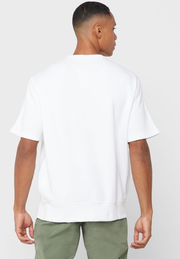 White Men’s Ralph Lauren Logo Crew Neck T Shirts