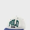 White Men’s Ralph Lauren Logo Flat Peak Hats White Men’s Ralph Lauren Logo Flat Peak Hats