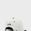 White Men’s Ralph Lauren Logo Flat Peak Hats White Men’s Ralph Lauren Logo Flat Peak Hats