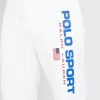 White Men’s Ralph Lauren Logo Sweatpants