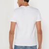 White Men’s Ralph Lauren Printed Crew Neck T Shirts