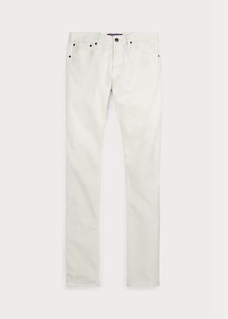 White Men’s Ralph Lauren Slim Fit Stretch  Jeans