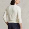 White Men’s Ralph Lauren Slim Fit Textured Cotton Jumper Sweaters
