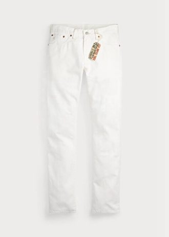 White Men’s Ralph Lauren Slim Fit Whitestone  Jeans