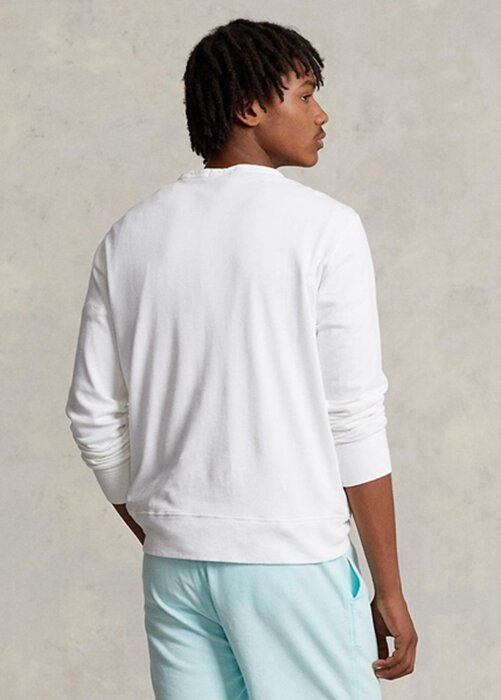 White Men’s Ralph Lauren Spa Terry Sweatshirt White Men’s Ralph Lauren Spa Terry Sweatshirt
