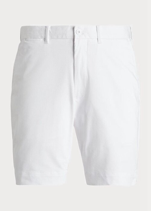 White Men’s Ralph Lauren Tailored Fit Stretch Twill Shorts White Men’s Ralph Lauren Tailored Fit Stretch Twill Shorts