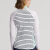 White / Navy / Pink Women’s Ralph Lauren Striped Stretch Jersey Sweatshirts White / Navy / Pink Women’s Ralph Lauren Striped Stretch Jersey Sweatshirts