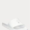 White Women’s Ralph Lauren Big Pony Sandals