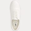 White Women’s Ralph Lauren Bryn Leather Sneakers White Women’s Ralph Lauren Bryn Leather Sneakers