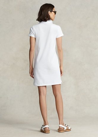 White Women’s Ralph Lauren Cotton Mesh Dress