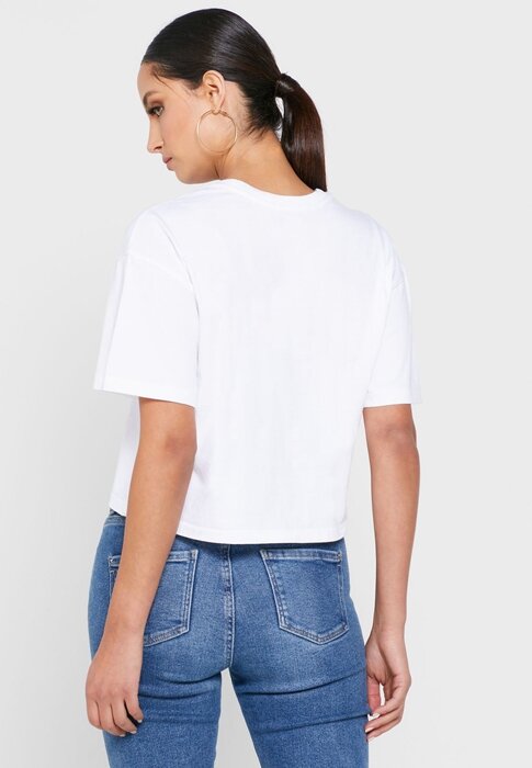 White Women’s Ralph Lauren Crew Neck Graphic T Shirts White Women’s Ralph Lauren Crew Neck Graphic T Shirts