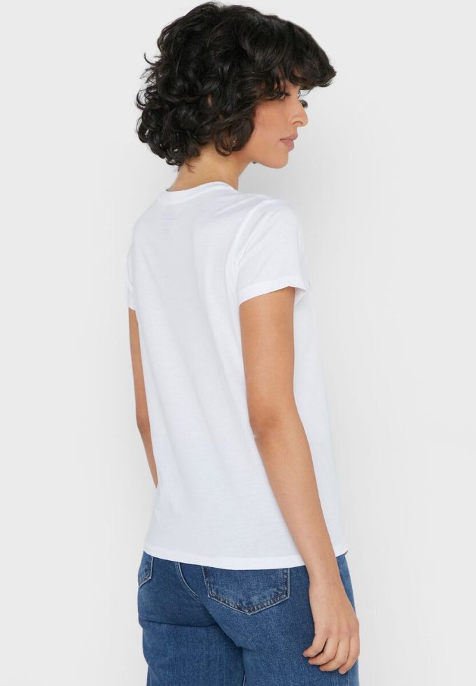 White Women’s Ralph Lauren Crew Neck Graphic T Shirts White Women’s Ralph Lauren Crew Neck Graphic T Shirts