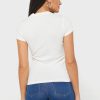 White Women’s Ralph Lauren Crew Neck Graphic T Shirts