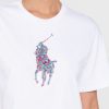 White Women’s Ralph Lauren Crew Neck Graphic T Shirts White Women’s Ralph Lauren Crew Neck Graphic T Shirts