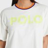 White Women’s Ralph Lauren Crew Neck Graphic T Shirts
