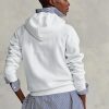 White Women’s Ralph Lauren Fleece Pullover Hoodie