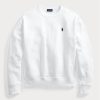 White Women’s Ralph Lauren Fleece Pullover Sweatshirts
