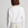 White Women’s Ralph Lauren Fleece Pullover Sweatshirts