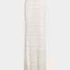 White Women’s Ralph Lauren Fontanna Embellished Maxi Skirts