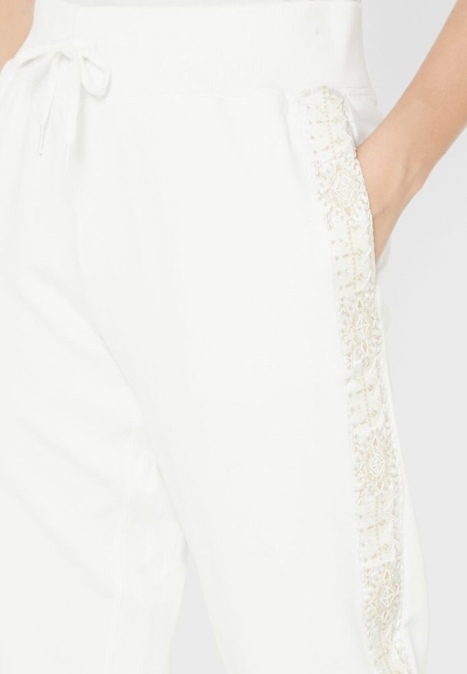 White Women’s Ralph Lauren High Waist Knitted Pants