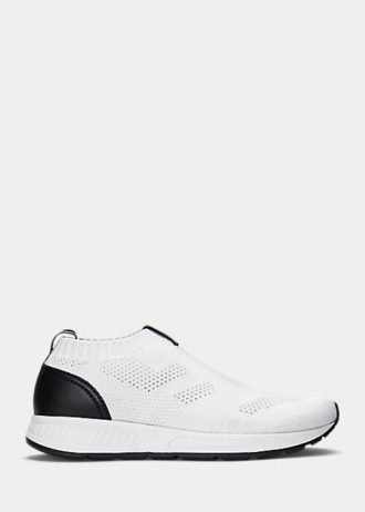 White Women’s Ralph Lauren Kacie Slip-On Sneakers White Women’s Ralph Lauren Kacie Slip-On Sneakers