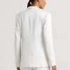 White Women’s Ralph Lauren Linen-Blend Twill Blazers White Women’s Ralph Lauren Linen-Blend Twill Blazers