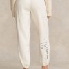 White Women’s Ralph Lauren Logo & Wave Graphic Tracksuit Pants