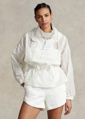 White Women’s Ralph Lauren Packable Translucent Ripstop  Windbreaker