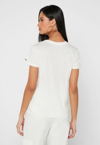 White Women’s Ralph Lauren Round Neck Graphic Tops