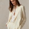 White Women’s Ralph Lauren Safford Wool Gabardine  Blazers