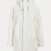 White Women’s Ralph Lauren Water-Resistant Hooded Windbreaker White Women’s Ralph Lauren Water-Resistant Hooded Windbreaker