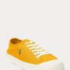 Yellow / Blue Men’s Ralph Lauren Essence 100 Canvas Cap-Toe Sneakers Yellow / Blue Men’s Ralph Lauren Essence 100 Canvas Cap-Toe Sneakers
