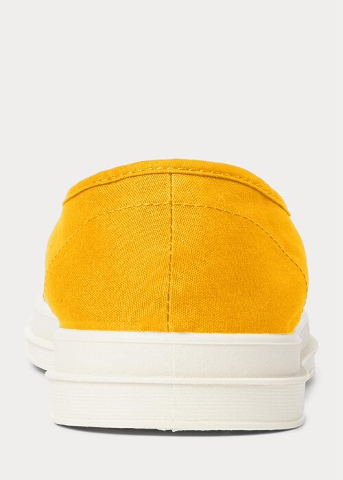 Yellow / Blue Men’s Ralph Lauren Essence 100 Canvas Cap-Toe Sneakers Yellow / Blue Men’s Ralph Lauren Essence 100 Canvas Cap-Toe Sneakers